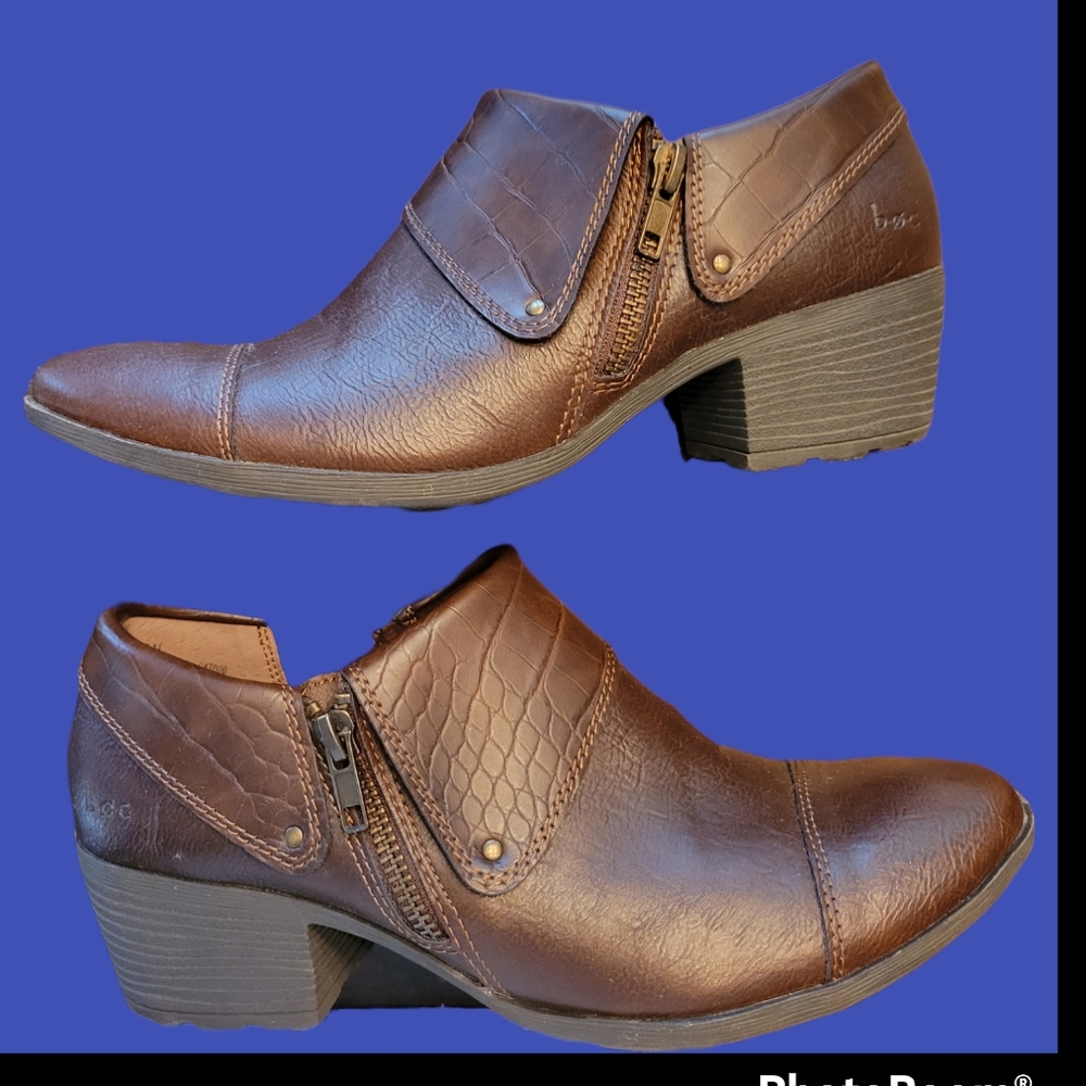 Boc Brown Loafers with side zip